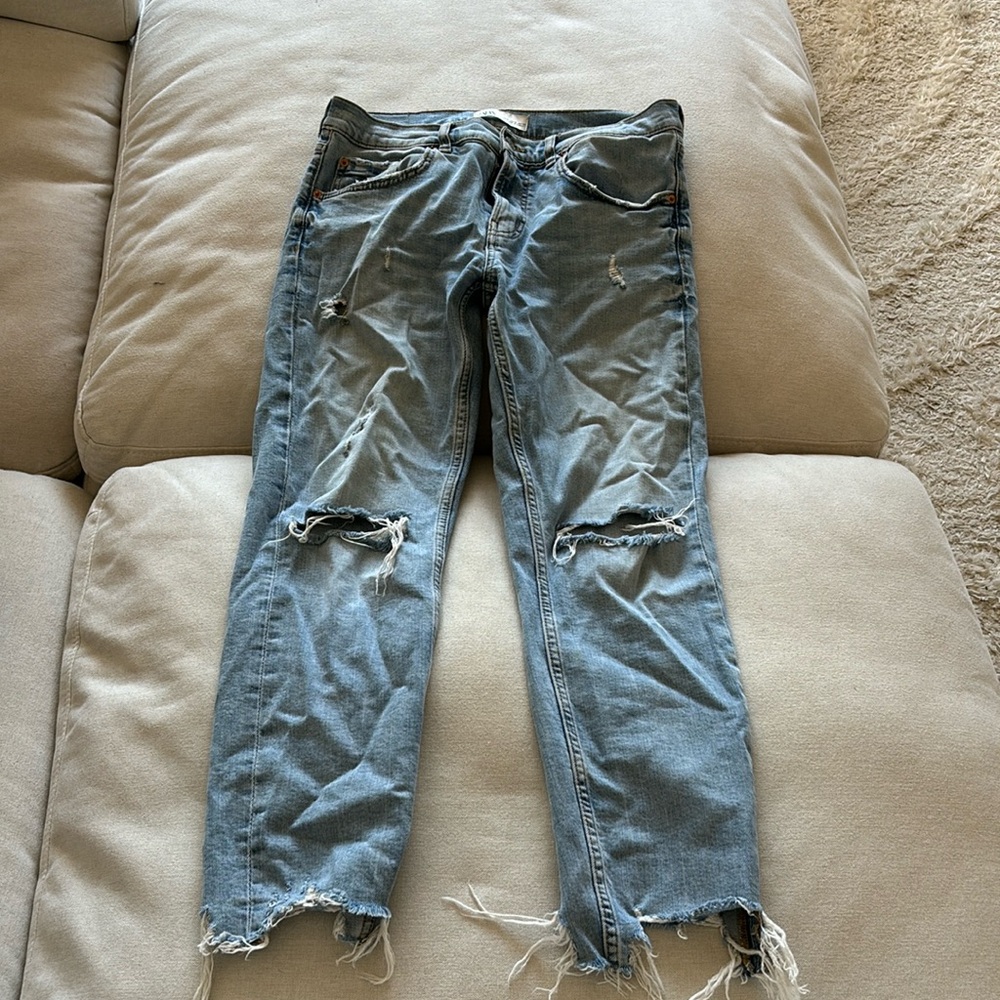 The slim boyfriend jean